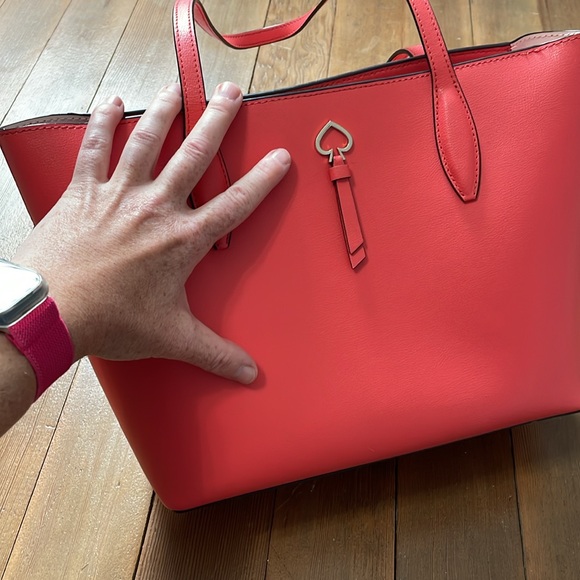 Kate Spade leather coral purse tote - Picture 12 of 12